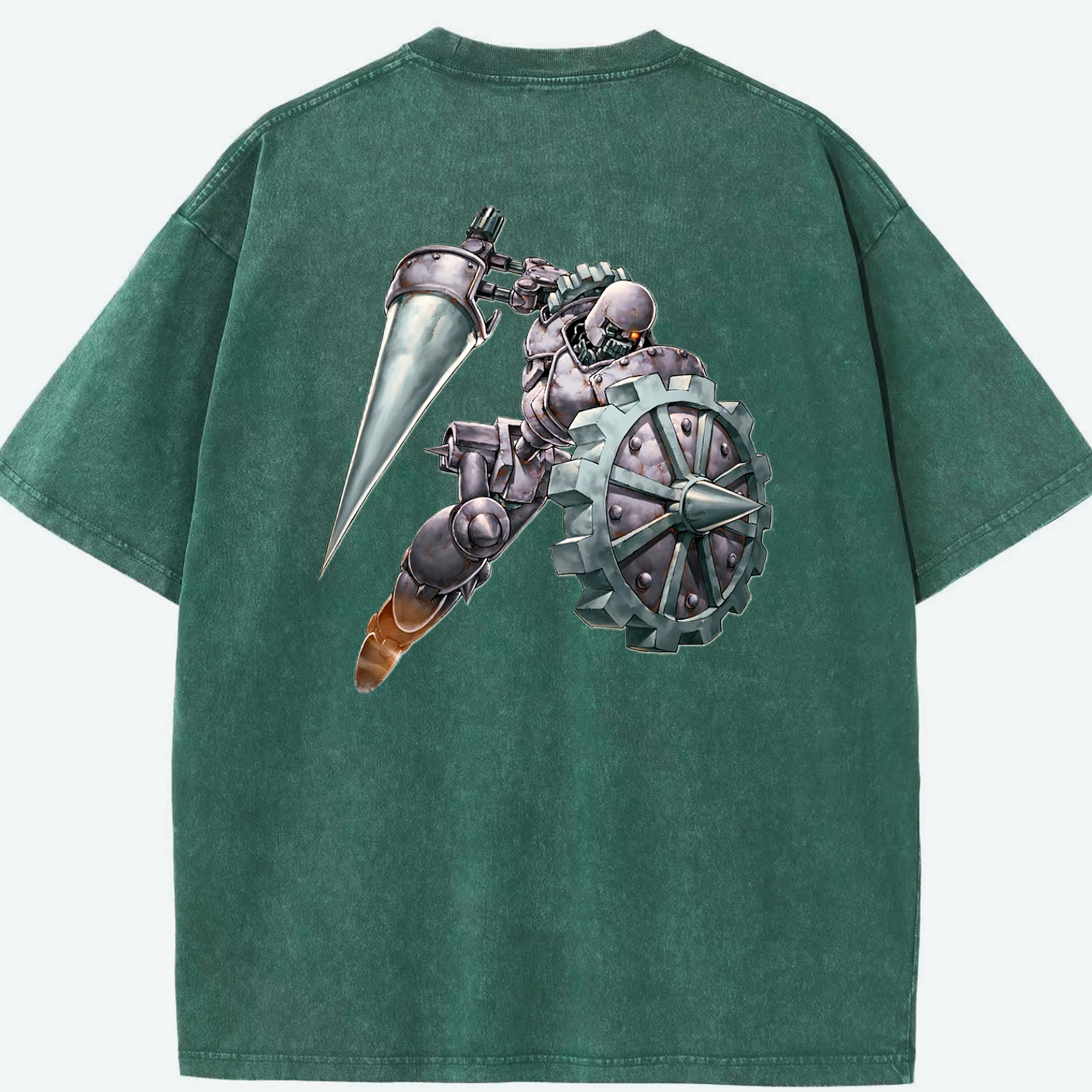 （画像用） 遊☆戯☆王 Yu-Gi-Oh! 綿100% ヴィンテージ風 半袖Tシャツ（背面プリント）